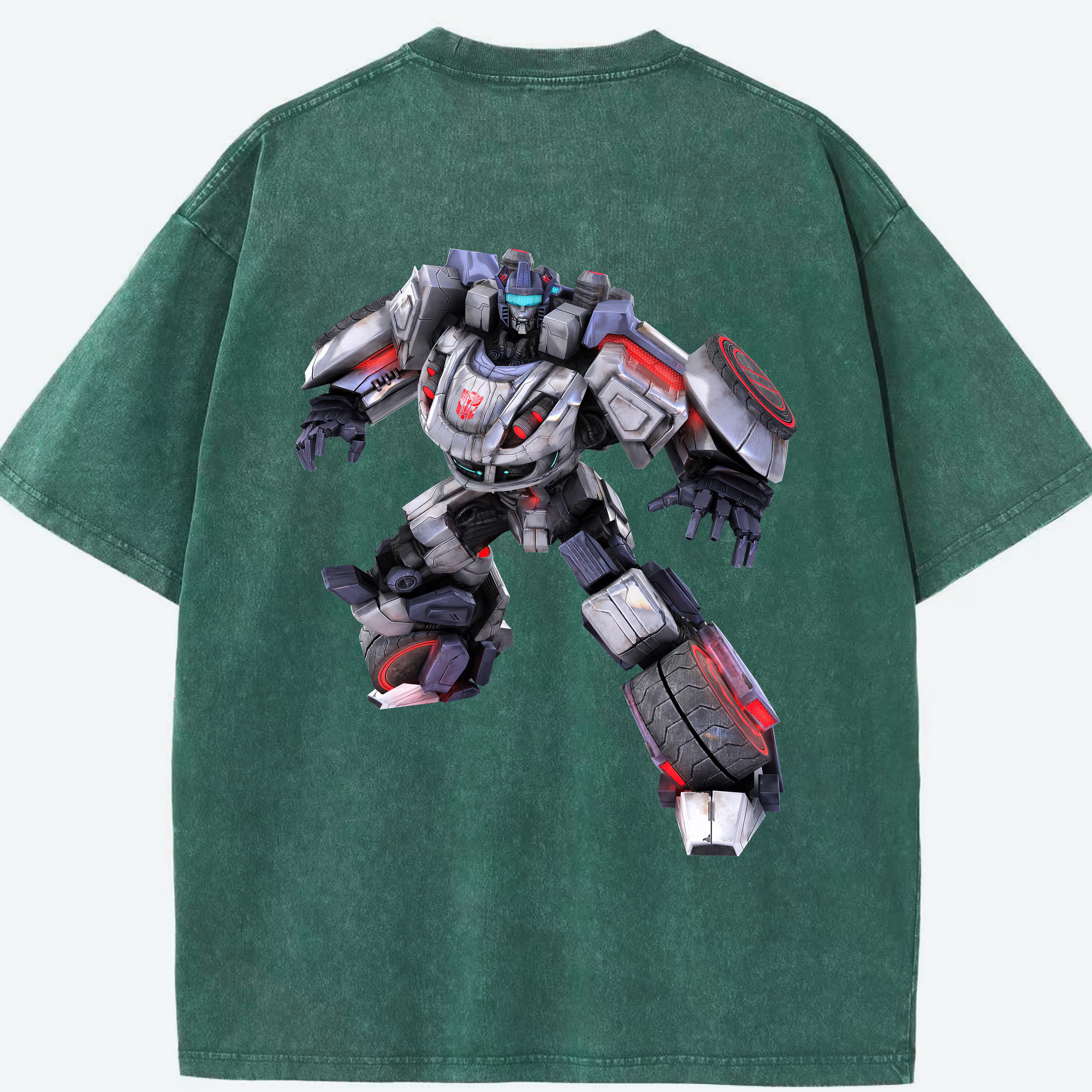 （画像用） Transformers トランスフォーマー 綿100% ヴィンテージ風 半袖Tシャツ（背面プリント）
